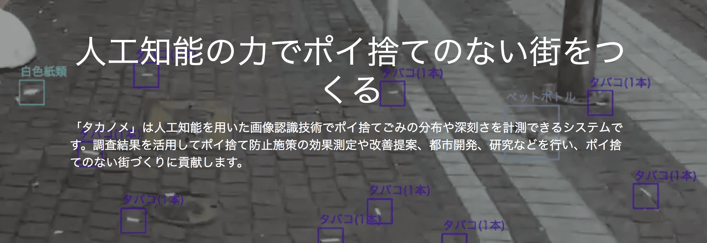 人工知能のテクノロジーを活用した社会課題の解決を